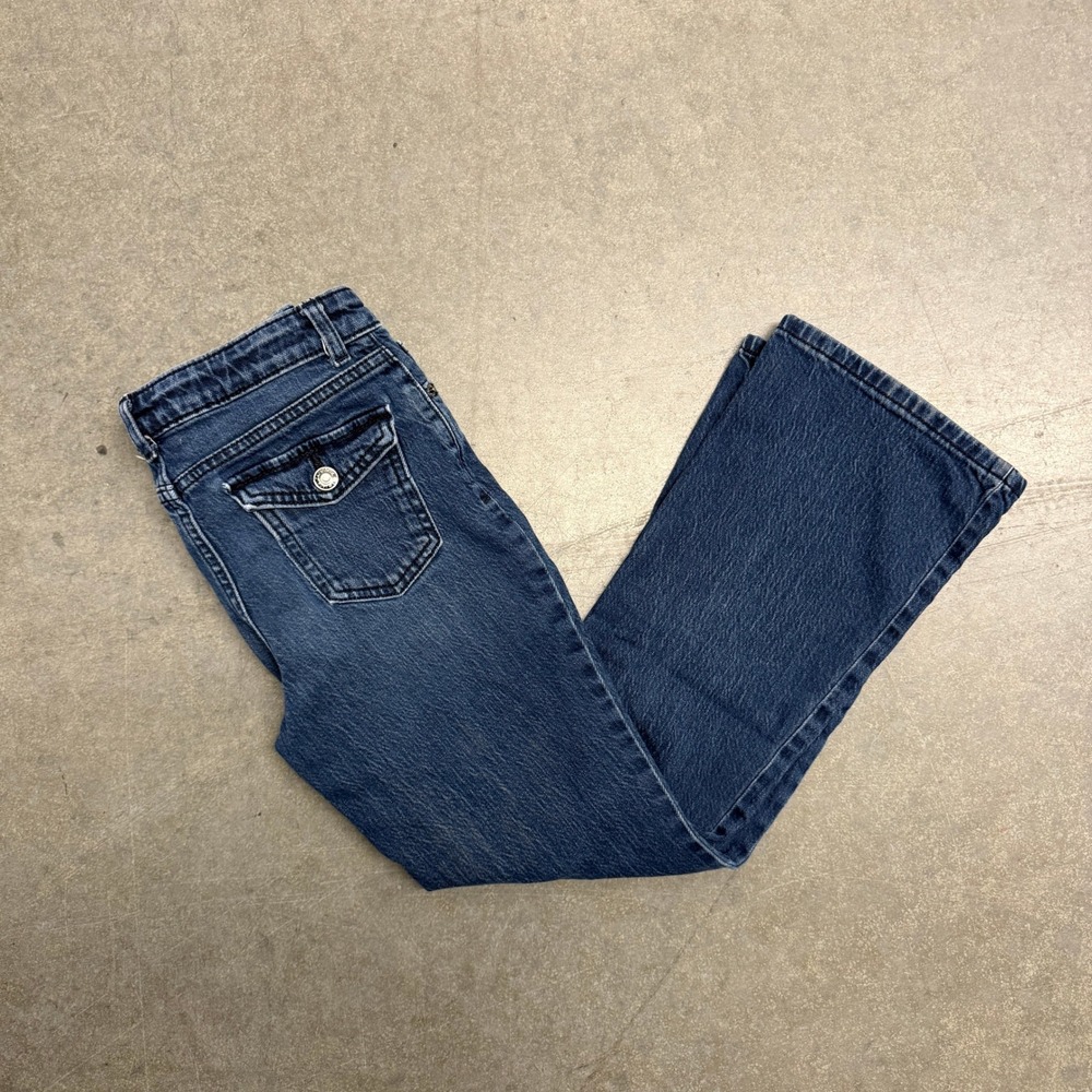Cat & Jack Girls Flare Jeans Medium Wash Stretch Denim Size 12